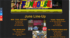 Desktop Screenshot of funhousepub.com