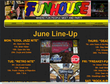 Tablet Screenshot of funhousepub.com